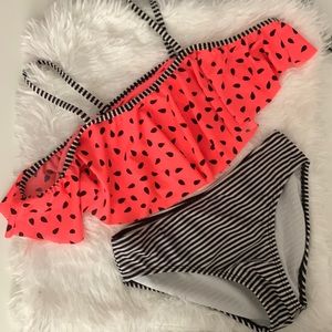 Girls Cat and Jack swim suit.